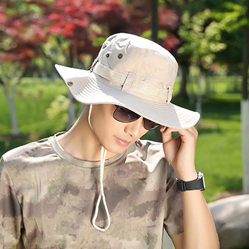 Cappello da sole alla moda da uomo e da donna, estivo, con protezione UV, a tesa larga, Panama, safari, caccia, escursionismo, pesca_voghion.com