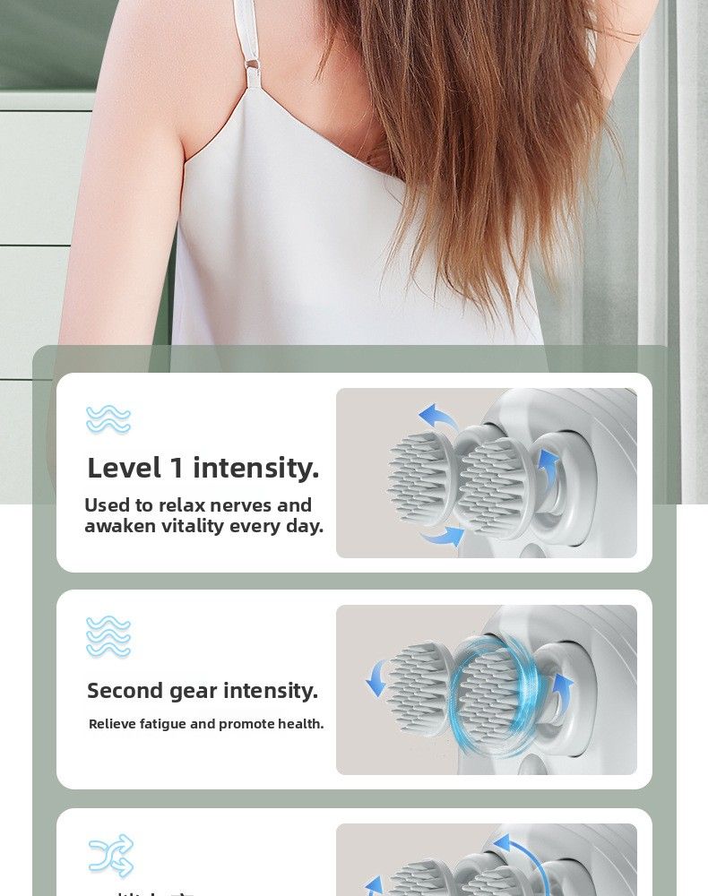 Mini Handheld Multifunctional Head Multi-Point Stimulation Smart Body Kneading Massager Factory Direct_voghion.com