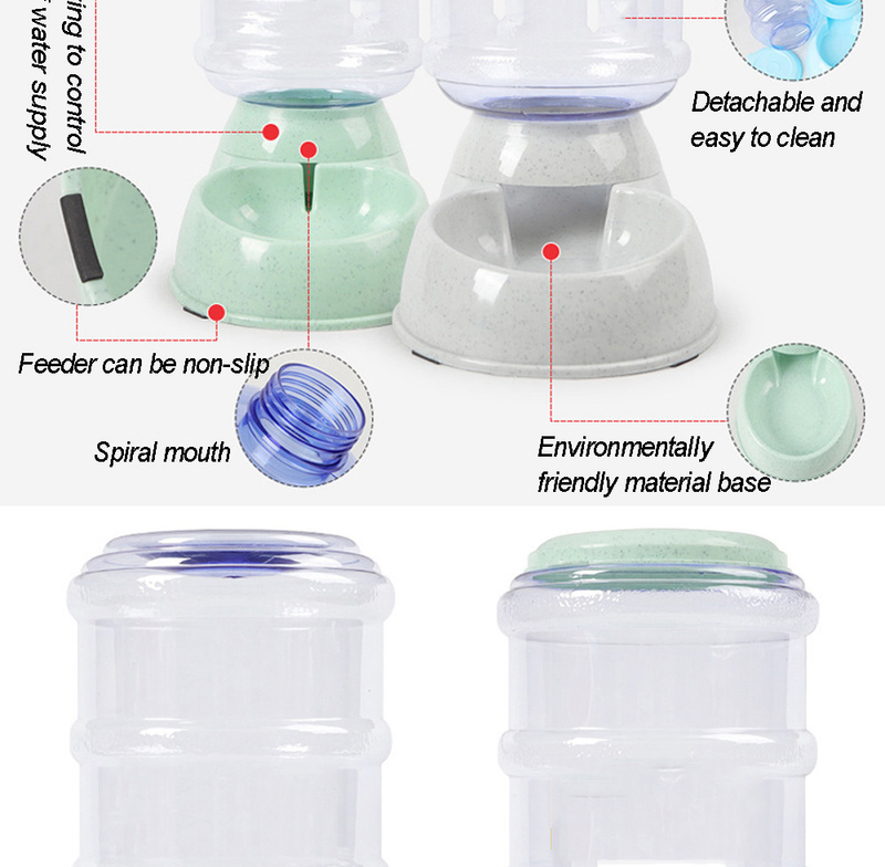 3.8L Large Automatic Pet For Feeder Drinking Fountain For Cats Dogs Environmental Plastic Dog Food Bowl Pets Water Dispenser_voghion.com
