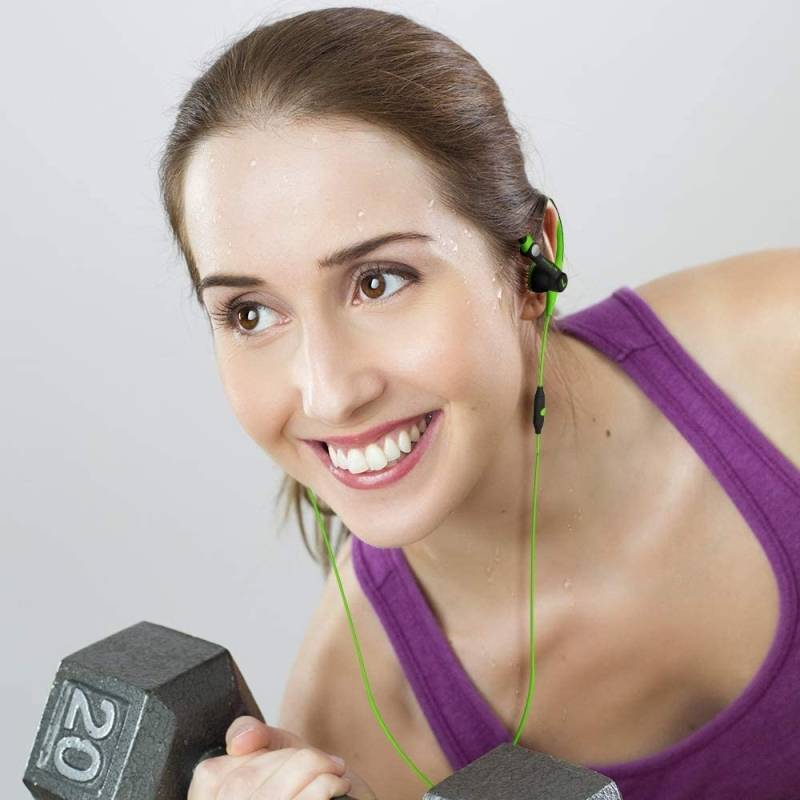Running In-Ear Sport Earhook Wired Stereo Headphones for Jogging Gym_voghion.com