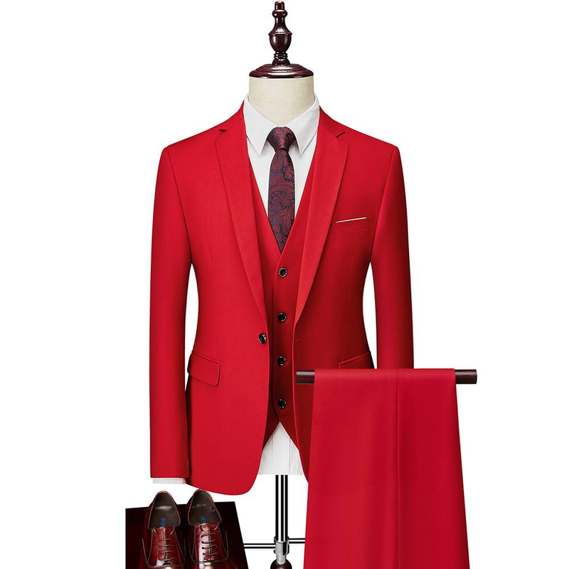 Nuovo vestito da uomo, tre pezzi, business, carriera, classico, formale, piccolo, vestito_voghion.com