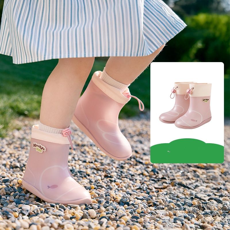 Kids' Waterproof Rain Boots – Non-Slip PVC Rain Shoes For Boys & Girls_voghion.com