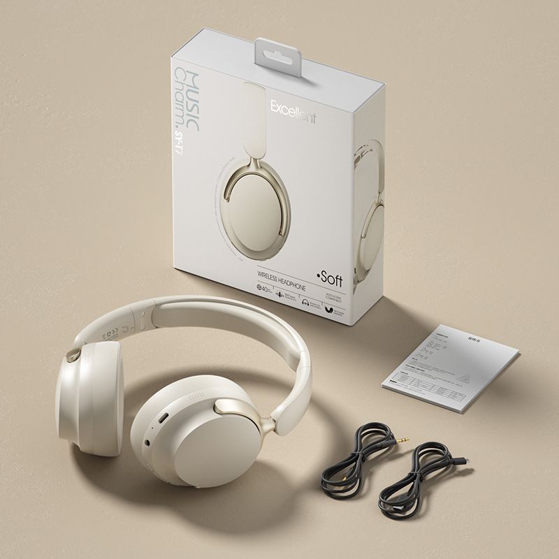 Over-Ear Bluetooth Headband Headphones With Long Battery Life, Active Noise Cancellation & Hi-Fi Sound No Leakage_voghion.com