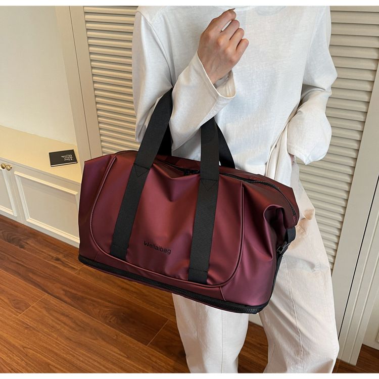 Draagbare reistas voor natte en droge spullen voor vrouwen, grote capaciteit outdoor vrijetijdsbagage, uitbreidbare lichtgewicht yoga-fitnesstas_voghion.com