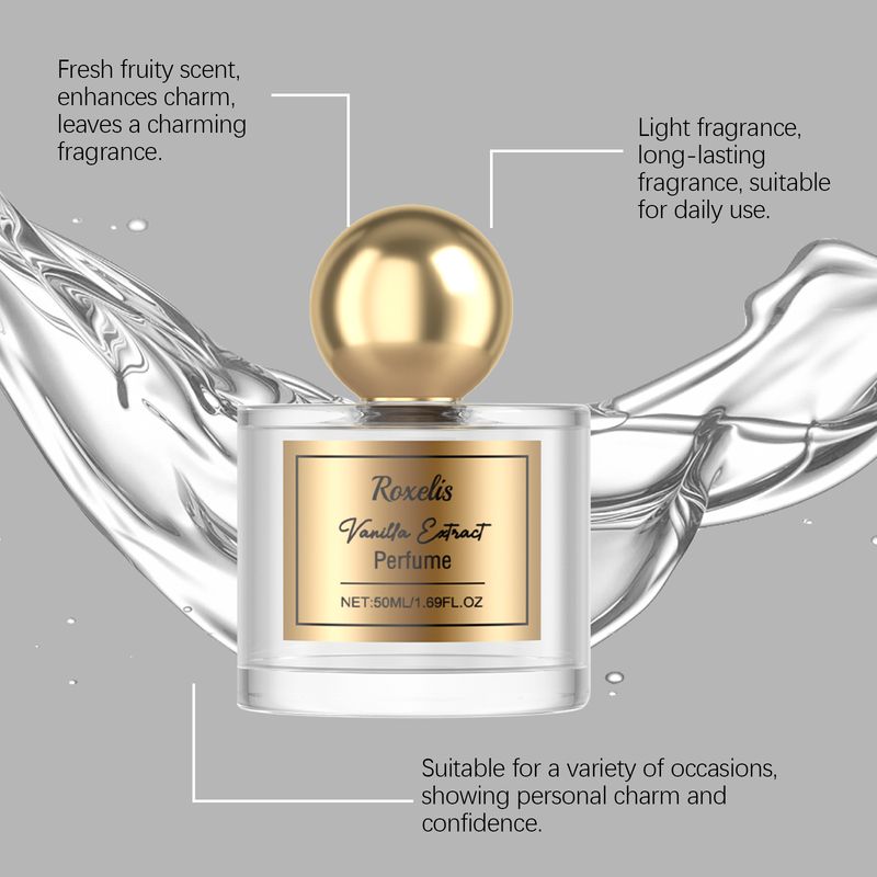 Roxelis Damenparfüm Charm, Vanilleduft, leicht frisch, langanhaltend, natürlich elegant, für jeden Tag_voghion.com