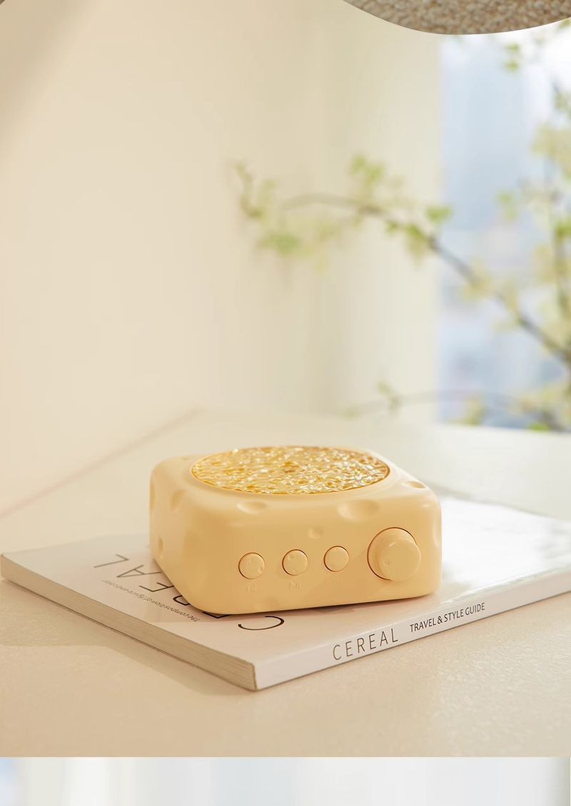 New Flower Projection Bluetooth High-Value Atmosphere Gift Mini Subwoofer Speaker_voghion.com