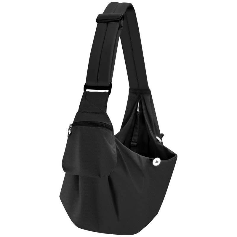 24 Cross-Border Supplies New Portable Pet Crossbody Shoulder Comfortable Breathable Large Capacity Chest Bag_voghion.com