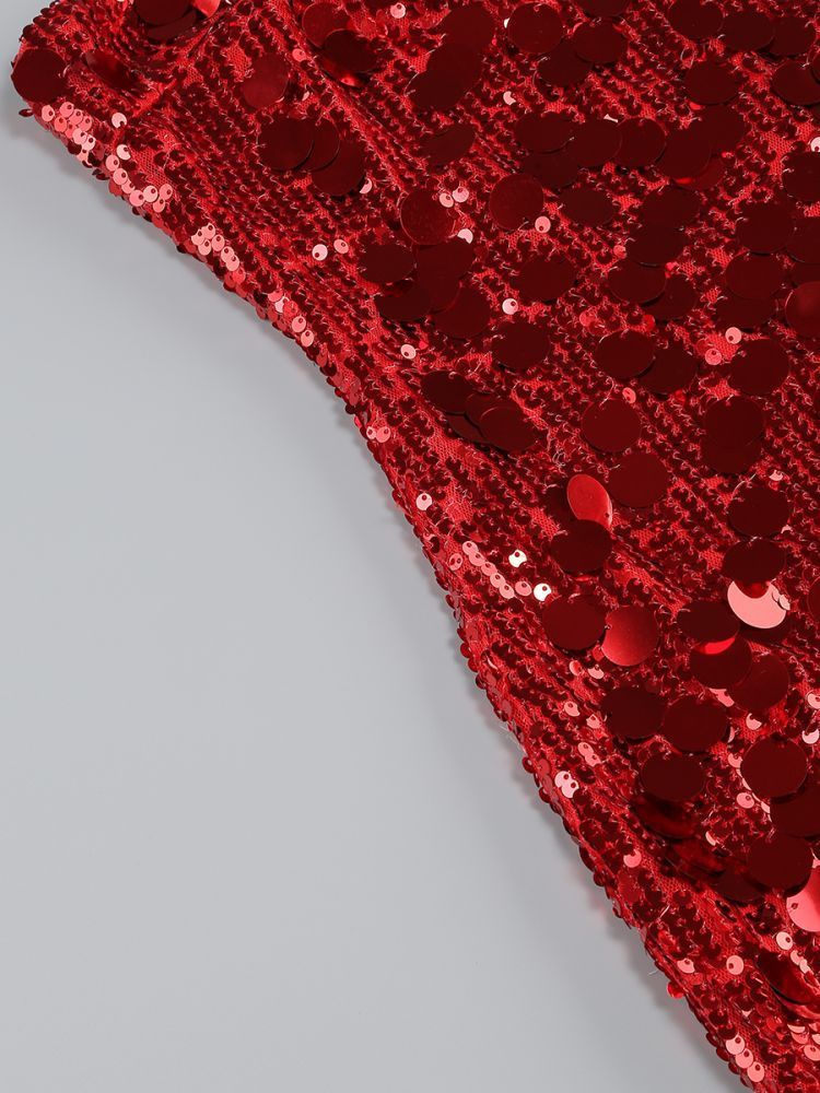 Grænseoverskridende high-end europæisk og amerikansk dametøj ny sexet tube top pailletkjole high end temperament hip nederdel aftenkjole kvinde_voghion.com