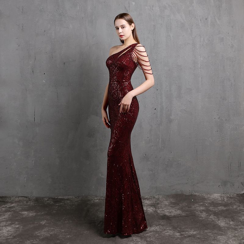 Damen Kleidung Fee Fantasie Promi Party Party Abendkleid Sexy Langes Schlankes Toastkleid_voghion.com