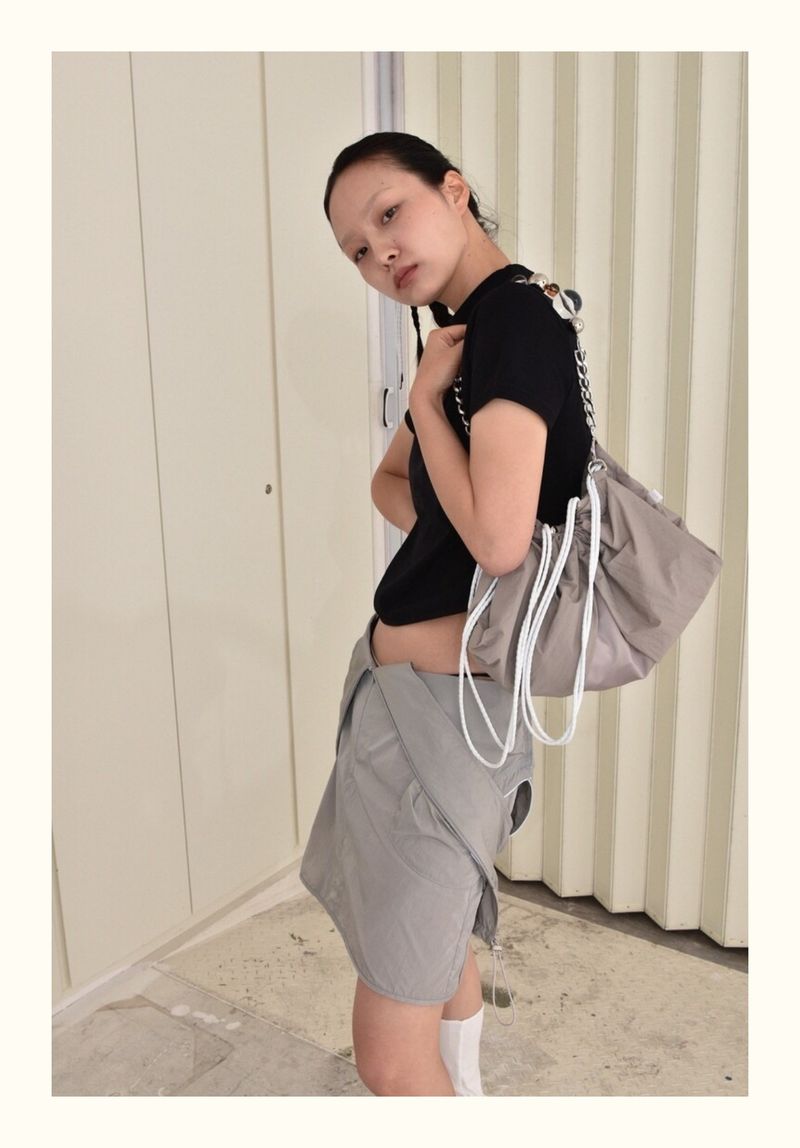 Catena di moda di nicchia coreana perline da donna 2024 nuovo zaino con coulisse borsa a tracolla singola con più stili posteriori_voghion.com