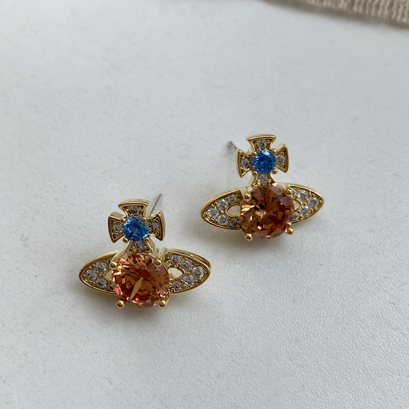 Star stud femminile design di nicchia senso di orecchini di lusso leggeri di alta qualità 2023 nuovi_voghion.com