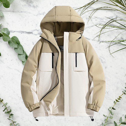 Men's Clothing Winter Men's Graphene Heating Cotton Coat Men's Hooded Windproof Workwear Functional Thickened Cotton Coat Spot_voghion.com