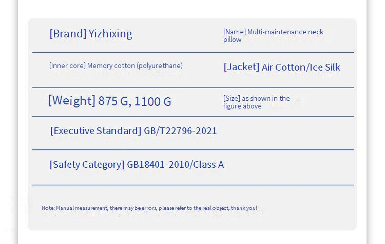 Inflatable Cervical Pillow For Neck And Shoulder,Contour Memory Foam Pillow,Ergonomic Neck Support Pillow For Side Back Stomach Sleepers_voghion.com