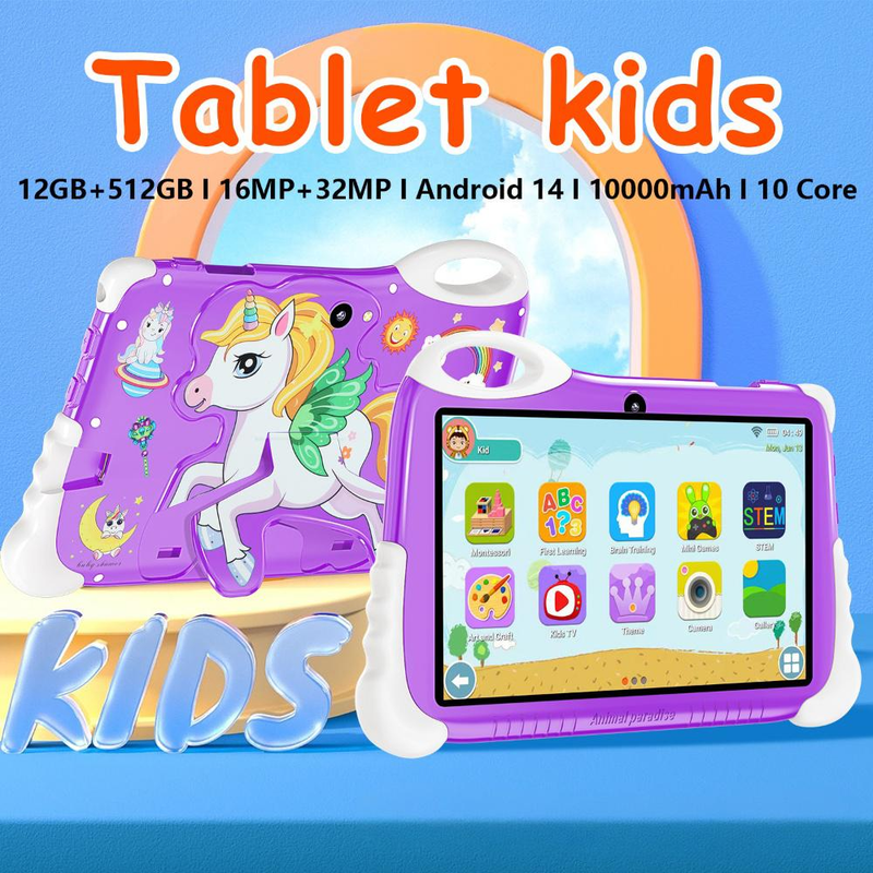 7-inch Kids Learning & Gaming Tablet Storage Android Tablet With Parental Control_voghion.com