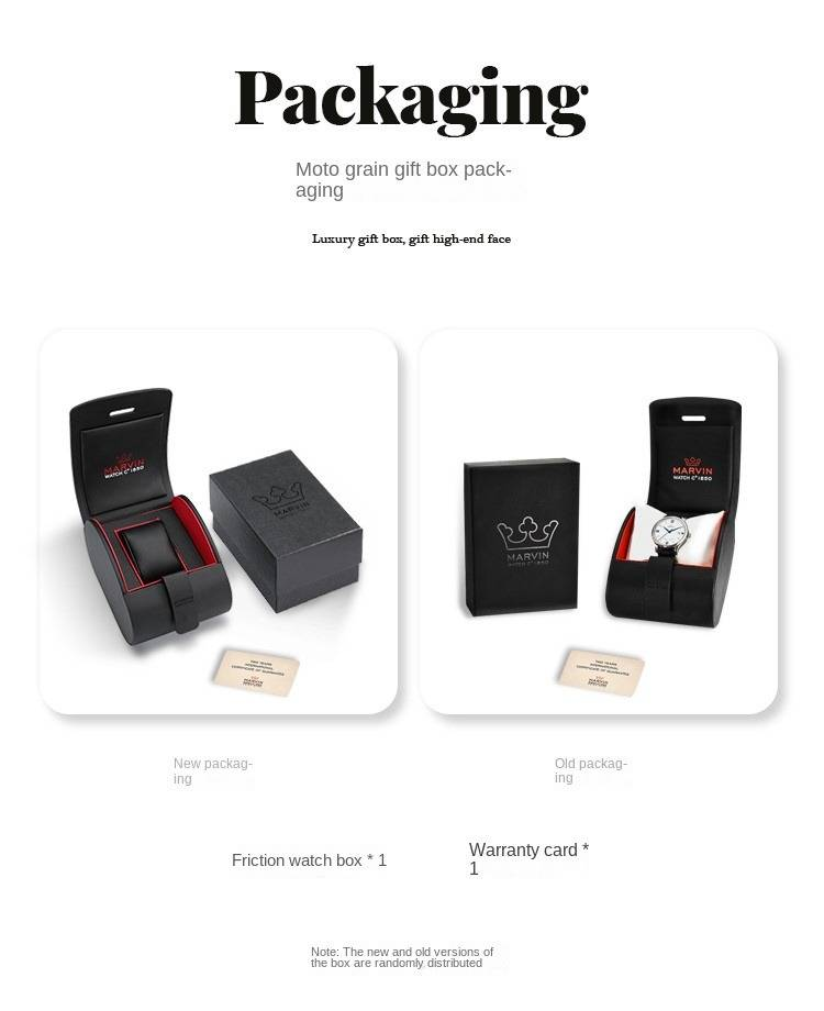 Schweizer automatische mechanische Marvin-Uhr: Stilvolle, leuchtende Freizeituhr für Herren_voghion.com