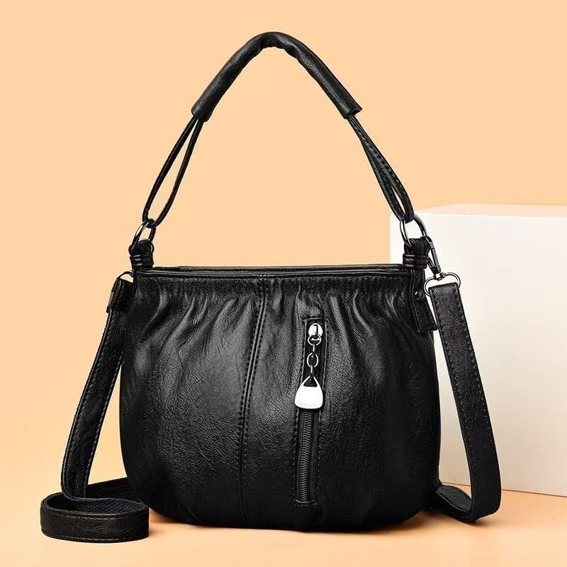 Borsa a mano AA Borsa a mano in pelle di mucca Borsa per la spesa Borsa pieghevole Shopper Hobo Borsa da spiaggia in carta LOWEBAG Borsa a tracolla da viaggio ultrasottile di lusso_voghion.com