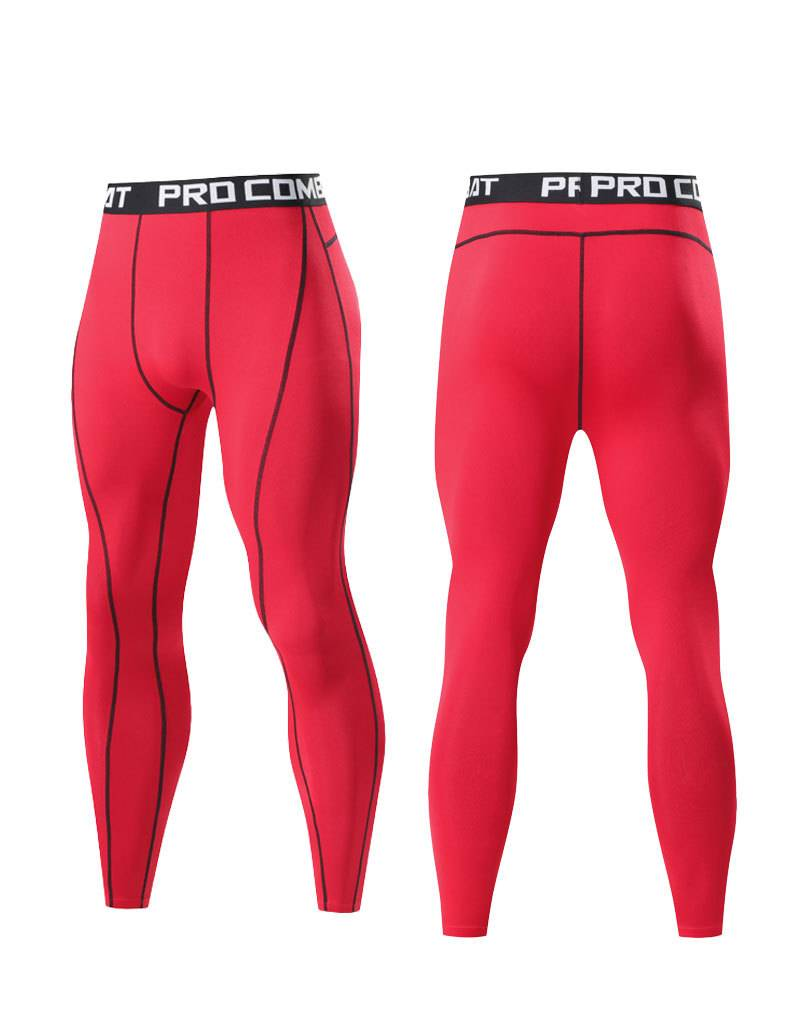 Men's Athletic Leggings, Quick Drying, Stretchy, Breathable Running And Fitness Pants, Basketball Leggings, Track And Field Training Shorts_voghion.com