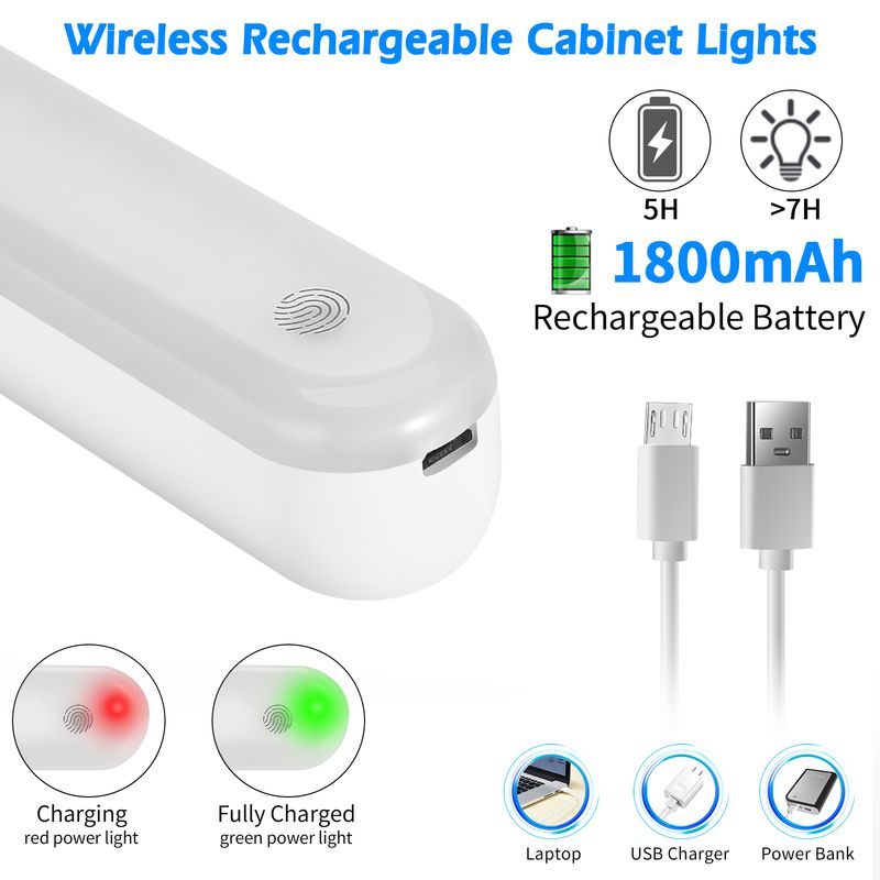 Luz de noche con sensor de movimiento, luz LED de noche, luz de noche recargable por USB, luz de noche para niños, para dormitorio, cocina, luz de fondo para gabinetes_voghion.com
