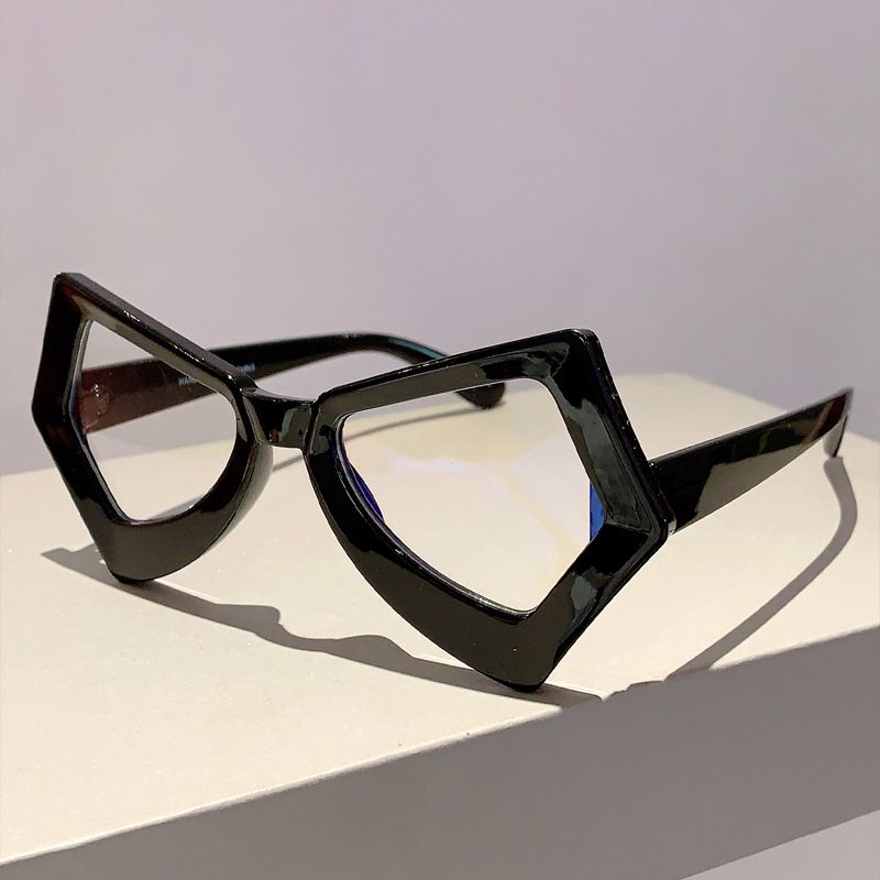 Nuovi occhiali anti luce blu a forma di farfalla per le donne, senza trucco, versatili e lenti piatte non graduate_voghion.com