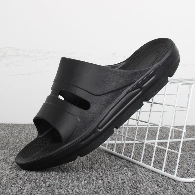 Unschlagbare Qualitätshausschuhe für Herren im Sommer, übergroß, dicke Sohle, Fußgewölbe, 49, für den Innenbereich, ein Wort, Hotel-Rehabilitationshausschuhe_voghion.com