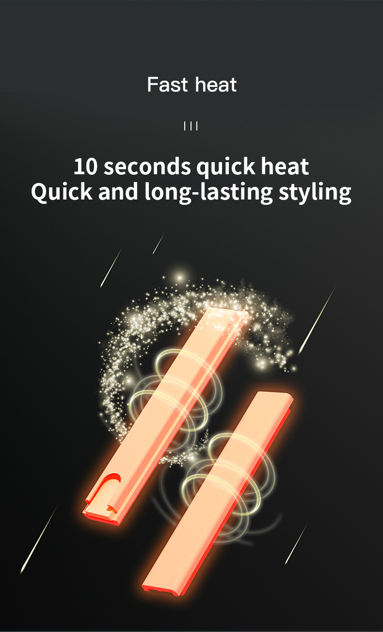 hair straightener negative ion splint dual-purpose splint men's curling stick straight curl dual-use bangs texture hair iron_voghion.com