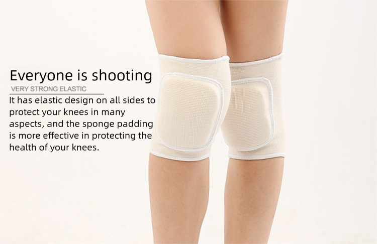 Ginocchiere da ballo per bambini in spugna 100% cotone, sport, pallavolo, danza, pattinaggio a rotelle, gomitiere anticaduta, traspiranti_voghion.com