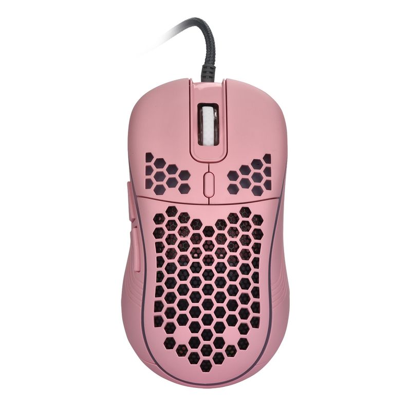 Verdrahtetes Loch ausgehöhlt, leuchtende, leichte Gaming-E-Sport-Maus_voghion.com