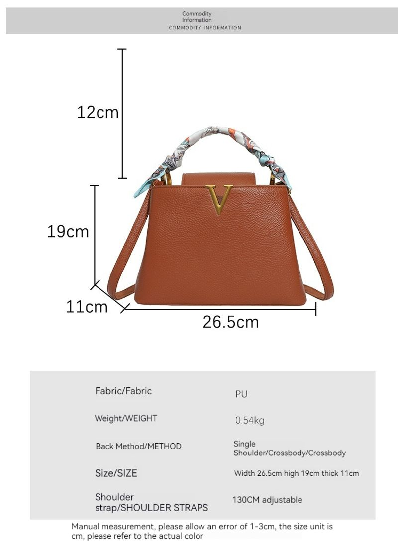 2024 Neue Lychee Vee Intarsien Gold Rand Tote Leichte Handtasche Einzelne Schulter Crossbody Große Kapazität Damen Tasche_voghion.com