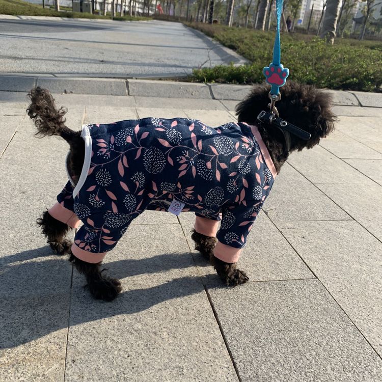 Haustier OP-Kittel Hund Vierbeinigen Bauch Wrap Sterilisation Reine Baumwolle Katze Kleidung Langfristige_voghion.com