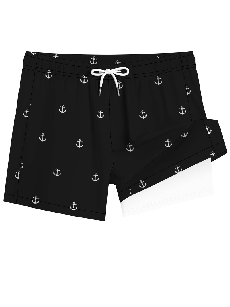 Pantaloni da spiaggia Five Point da uomo, con stampa digitale, a doppio strato, in seta di latte, ad asciugatura rapida e traspiranti._voghion.com