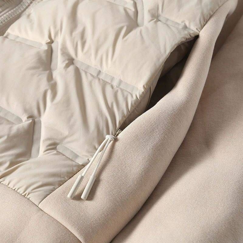 Men's Clothing 25 New Autumn And Winter High-quality Embroidered Badge Warm Hooded Thickened Cotton Jacket_voghion.com