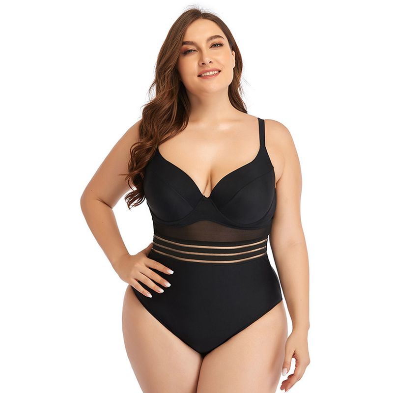 Maillot de bain une pièce sexy en maille, dos nu, amincissant, pour femmes_voghion.com