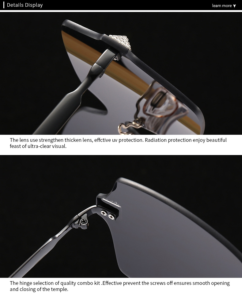 Sunglasses Anti-glare anti-UV polarizer Couple sunglasses_voghion.com