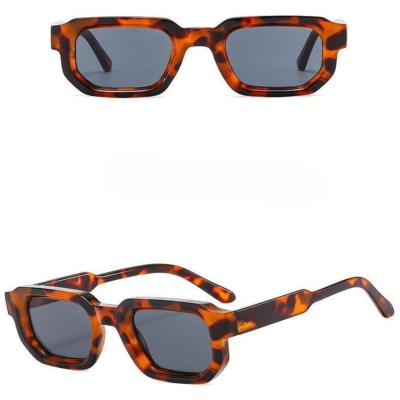 KLASSNUM Men Vintage Rectangle Frame Sunglae Fahion Retro Sun Glae Brand Deign UV400 Shade Eyewear Women_voghion.com