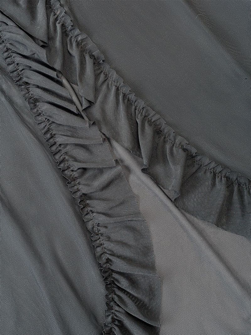 Set sexy e seducente con fiocco in pizzo e abito da bambola in prospettiva, abito pigiama molto venduto_voghion.com