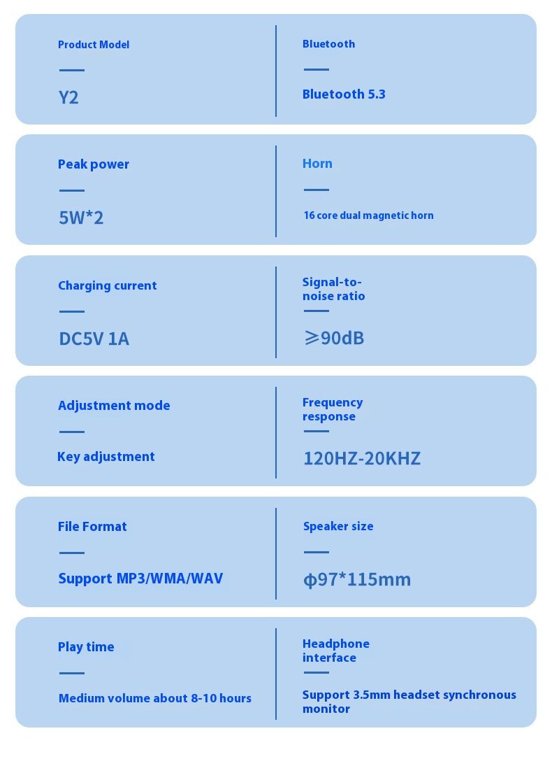 Y2 Home K-Song Telefone Bluetooth Pequeno Áudio Canto Karaokê Alto Volume Microfone Sem Fio Alto-falante_voghion.com