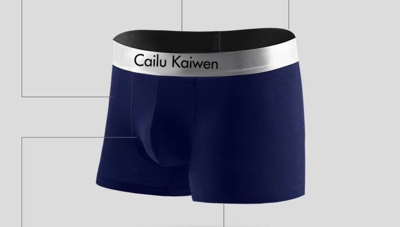 Underwear & Sleepwears Boxed Men's Underwear Pure Cotton Boxer Briefs Antibacterial Solid Color Tin Gift Box Boxer Briefs_voghion.com