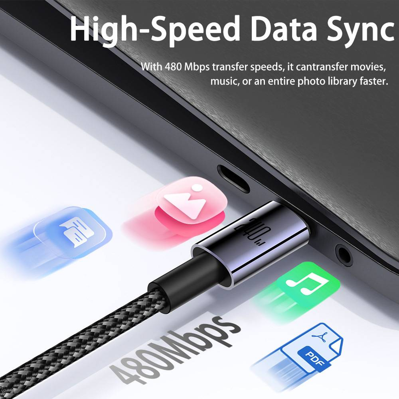 Fast-Charging USB-C Data Cable For IPhone 15 & IPhone 16_voghion.com