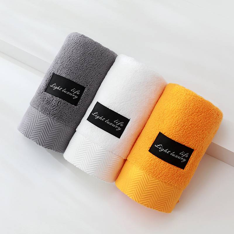 Premium 32-Ply Cotton Face Towel – Ultra-Soft & Absorbent, Hotel-Grade Quality With Elegant Striped Design_voghion.com