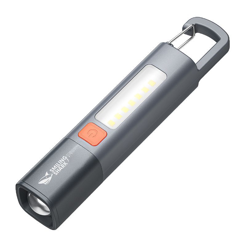 Smiling Shark High Brightness Flashlight Multi-Functional Rechargeable Home Camping Durable Outdoor Ultra-Bright Mini_voghion.com