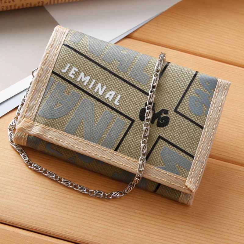 Men Short Thin High School Student Casual Horizontal Trendy Personality Soft Leather 70% Off Wallet Youth_voghion.com