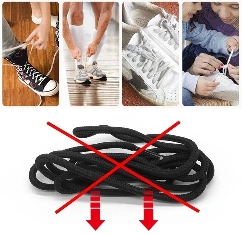Lacci elastici senza lacci a semicerchio per scarpe da ginnastica per bambini e adulti Lacci per scarpe Lacci per scarpe con chiusura rapida in metallo pigro_voghion.com