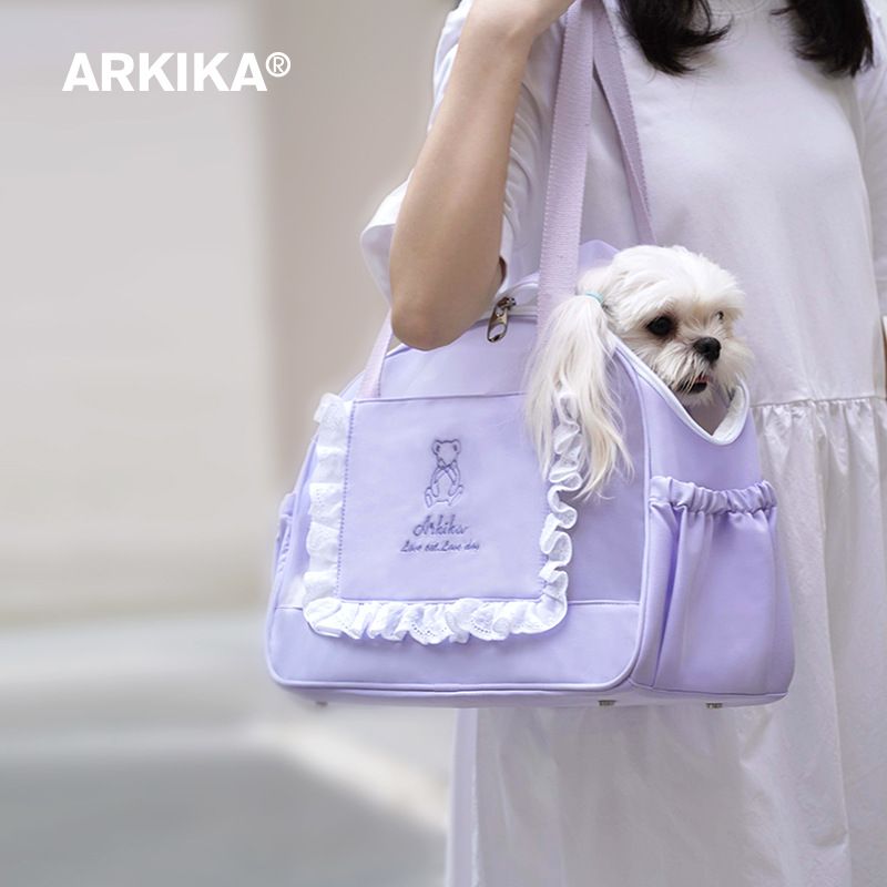 Borsa da viaggio per cani e gatti AK Four Seasons, leggera, traspirante, alla moda, di grande impatto visivo, portatile e pieghevole_voghion.com