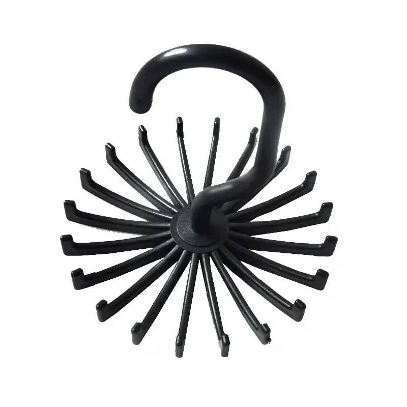Organizer per cravatte girevole a 360 gradi, appendiabiti per sciarpe di seta, portaoggetti multifunzionale, porta cinture, accessori, nuovo_voghion.com