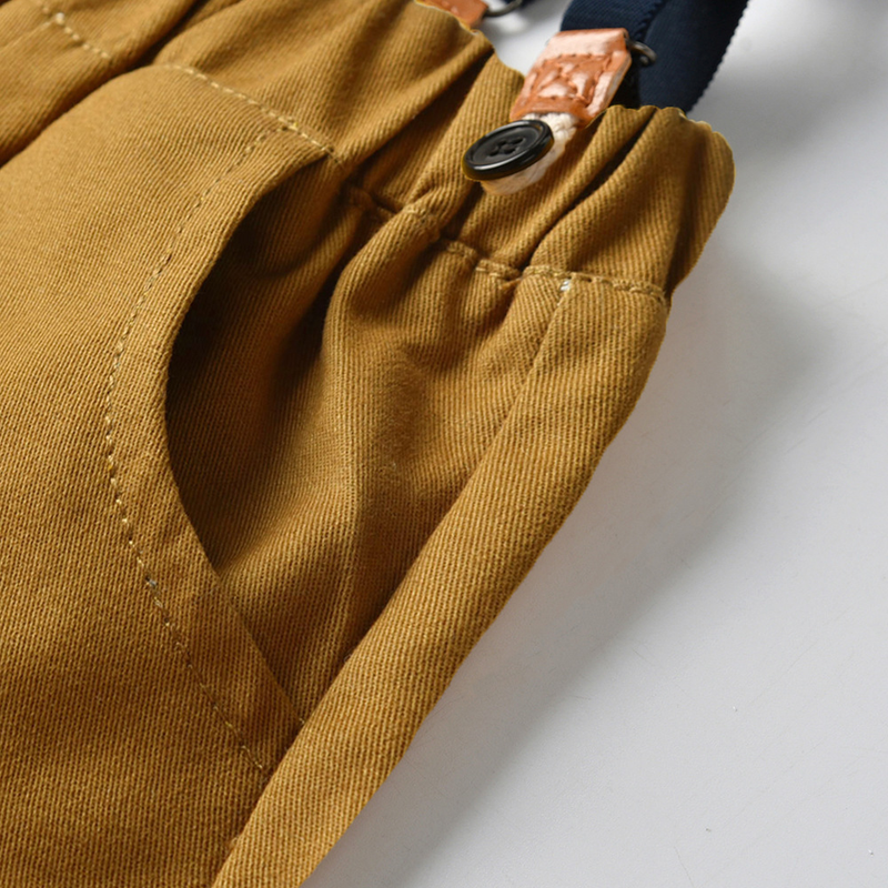Abbigliamento per bambini Completo da ragazzo, camicia a righe e pantaloni lunghi per ragazzi_voghion.com