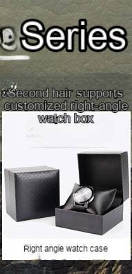 Clamshell PU Watch Lovers Watch Colar Anel Brincos Conjunto Longo Caixa de Relógio de Jóias_voghion.com