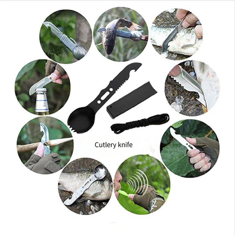 Explosive professionelle SOS-Ausrüstung Abenteuer-Rettungsdecke Werkzeugset Vielseitiges Zubehör Wildnis-Überleben Kompass Erste-Hilfe-Set_voghion.com