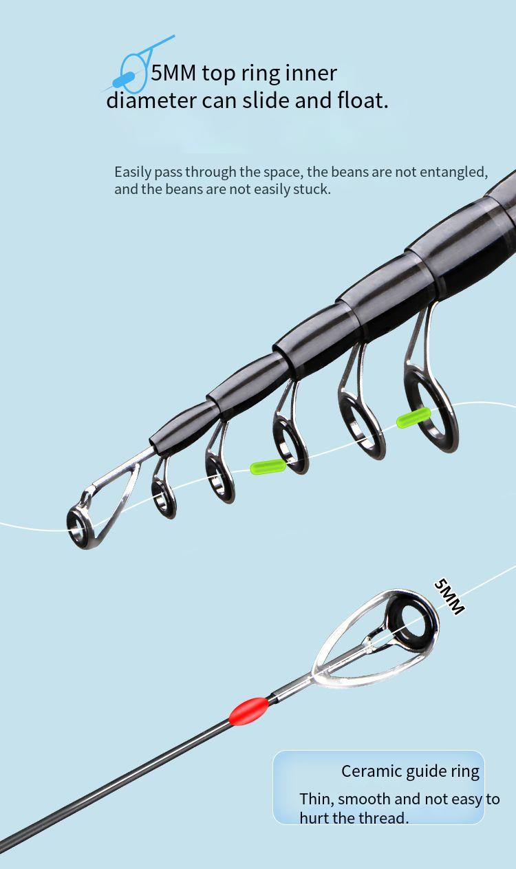 Carbon Telescopic Road Sub-rod Portable Short Section Fishing Rod M Adjustable Light Hard Gun Handle Straight Handle Sea Rod Road Slide Rod_voghion.com