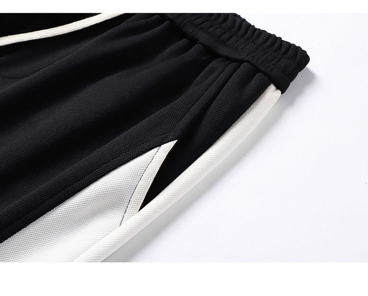 Men's Long Sleeve Zip-Up Sweatshirt & Jogger Set - Stylish Contrast Casual Outfit For Spring & Fall_voghion.com