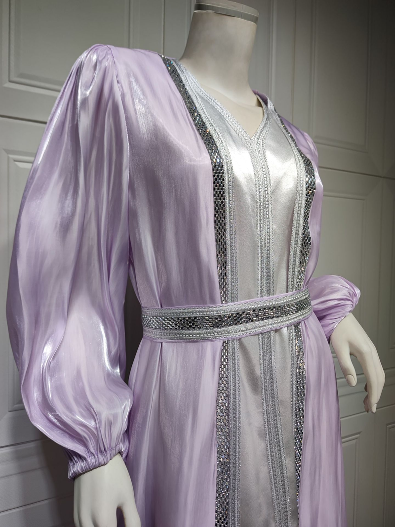 Abbigliamento Donna Moda Donna Abito in raso scintillante_voghion.com